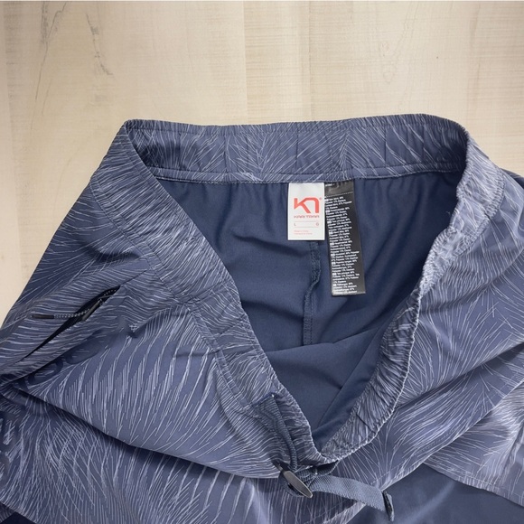 KARI TRAA skirt short shorts printed blue workout tennis golf pickleball hiking - Picture 6 of 6